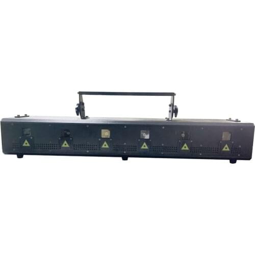 Factory price 6pcs*2w rgb laser Animation 6 eye dmx laser bar stage light dj lighting