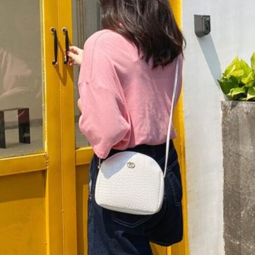 Womens Bag Shell Alligator Small Lady Shoulder Bag New Korean Style Sling Fashion Round Mini Bag Femal Purse Wholesale Handbag