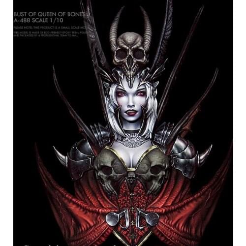 1/10 Resin bust model kits figure beauty colorless and self-assembled A-488