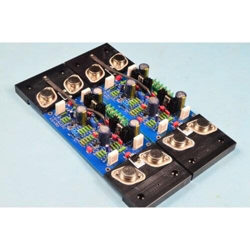 1pair Refer to the Krell circuit AM-90 DIY HiFi fever-level amplifier board MJ15024 MJ15025 AB class 200W + 200W amplifier board