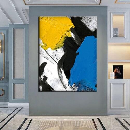 100% Hand Painted Modern Art Examples Wall Decor Abstract Artwork Oil Painting Wall Art On Canvas Wall Pictures For Hotel