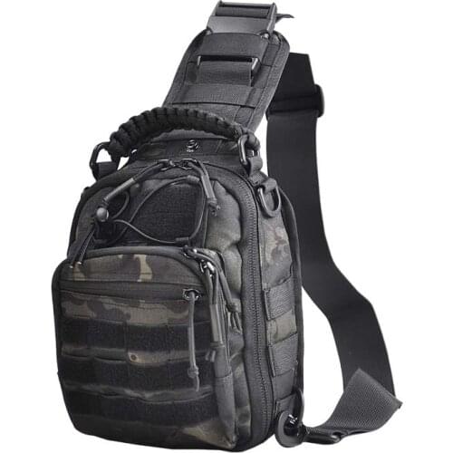 1050D Military Chest Bags Tactical Shoulder Bag Hunting Bag Travel Backpack Waterproof Hiking Camping Bag Camouflage Army Bags