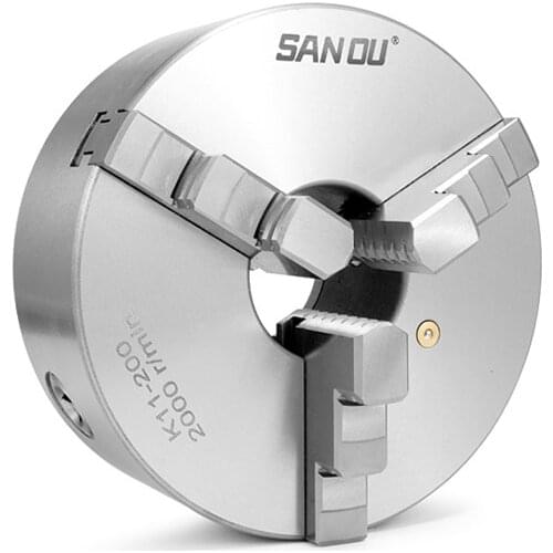 SAN OU K11- 80/K11- 100/K11- 125 3 Jaw Lathe Chuck 80mm/100mm/125mm/ a Wrench, 3 Screws / a Positive Claw and a Reverse Claw