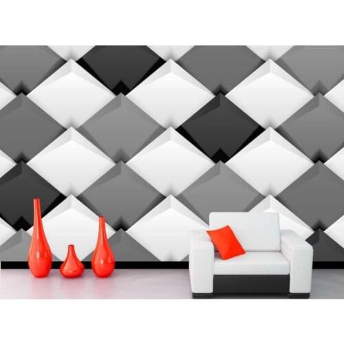 3D stereoscopic wallpaper modern minimalist TV backdrop papel de parede 3d murals wallpaper for living room