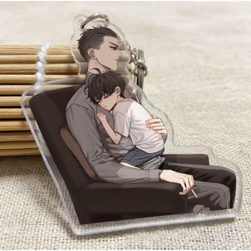 Anime 19 Days Keychain Cute Keyrings Youth Key Holder Cartoon Figure Old Xian Hetian Jian Yi Pendent Key Ring Jewelry