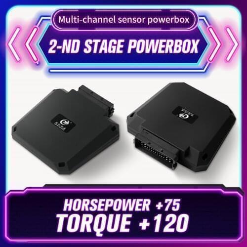 Car powerbox 2-grade turbo truning computer for car power upgrade Resolve slow to improve engine stronger for benz 2.0T 135KW