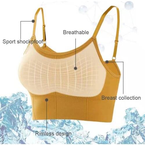 Womens Cotton Bra One Piece Underwear Womens Sports Bra Soft Tank Top Seamless Brassiere Top Girls Sexy Top Female Lingerie