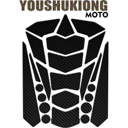 For NINJA 250 300 400 650 1000 ZX6R ZX10R Motorcycle Carbon Fiber Oil Fuel Gas Tank Pad Tankpad Decal Protector Sticker