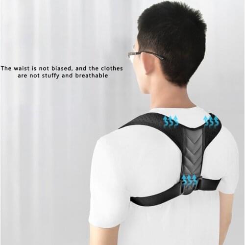 Back Posture Corrector Belt Brace Support Belt Adjustable Clavicle Spine Back Shoulder Lumbar Posture Correction