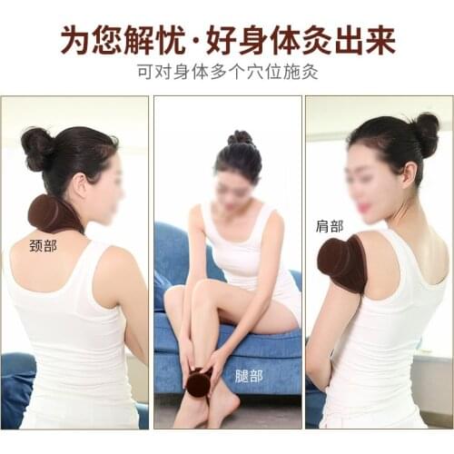 Moxibustion Moxibust Bag Tool Box Copper Warming Massager Therapy Treatment For Neck Leg Arm Massage Care Body Health