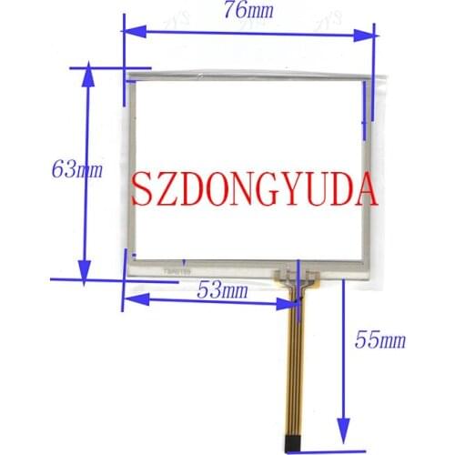 New Touchpad 3.5 Inch 4-Line 77*63 For KL-TP-2153 KLTP2153 Touch Screen Digitizer Glass Sensor 77mm*63mm