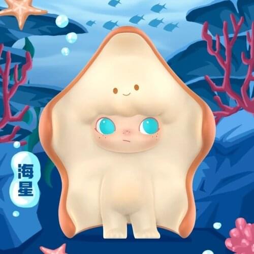 Original Popmart Dimoo Aquarium Series Blind Box Toys Collection Style Cute Anime Figure Gift Surprise Box