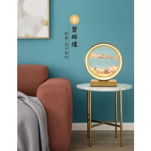 The hourglass furnishing articles sand painting Wedding decoration living room decoration desk decoration Small night light