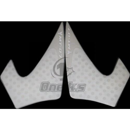 Tank Grip Pads Tank Traction Pad Side Gas Knee Grip Protector For For YAMAHA MT07 2014 2015 2016 2017