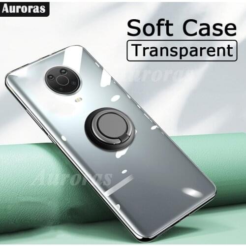 Auroras For Nokia G20 Case Full Protection Shockproof Soft Silicone Matte Cover For Nokia G20 Ring Holder G10