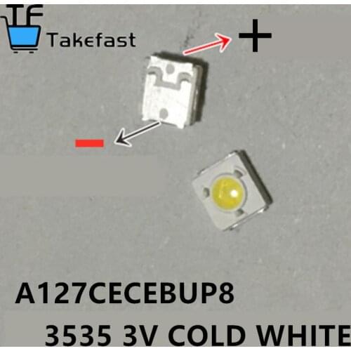 LUMENS LED Backlight 1W 3V 3535 3537 Cool white LCD Backlight for TV TV Application A127CECEBUP8 Style-3 500pcs