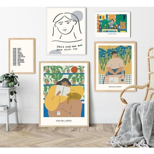 The Unique Canvas Printings Renaissance Style of Retro Fashion Characters Posters and Prints Painting Wall Art Home Decor