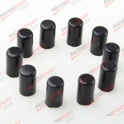 10pcs 16mm Silicone Blanking Cap Intake Vacuum Hose End Bung Plug Silicon Cap