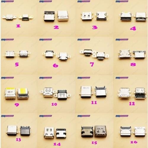 18Models 18pcs/lot High Spreed 3.1 USB Data Interface Micro US Type USB-C 3.1 Mother Socket Connector Charging Jacks