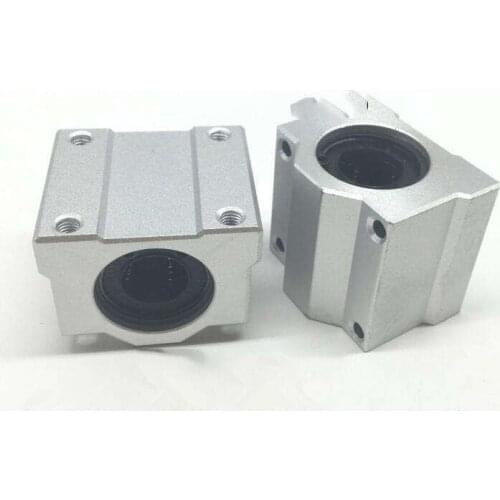 30pcs/lot SC16UU SCS16UU 16mm linear guide shaft linear case unit linear block bearing blocks for CNC router 3D printer parts