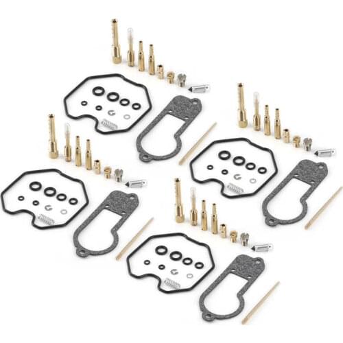4Sets Motorcycle Carburetor Rebuild Kit Repair Parts Fit for Honda CB550/CB550K 1977-1978 Carb Rebuild Parts