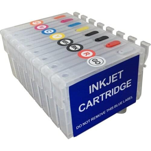 8Pcs/Lot T1590-T1599 U Model Ink Cartridge For Epson Stylus Photo R2000 Printer with ARC Chips Free Shipping