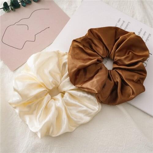 Oversize Scrunchie Women Girls Elastic Hair Rubber Bands Accessories Gum For Women Tie Hair Ring Rope Ponytail Holder Headdress