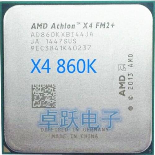 AMD Athlon X4 860K 860 K 3.7 GHz Quad-Core CPU Processor Socket FM2+ free shipping