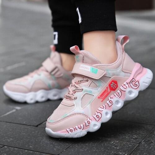 New 2021 Autumn Children Shoes Girls Comfortable Kids Shoes For Boys Sports Running Sneakers Kids Shoes Pink Chaussure Enfant