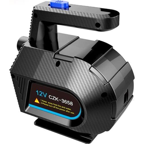 12V Inflatable Pump Electric Air Mattress Camping Pump Car Air Compressor Pump Portable Quick Filling Air Pump For Car Home Use