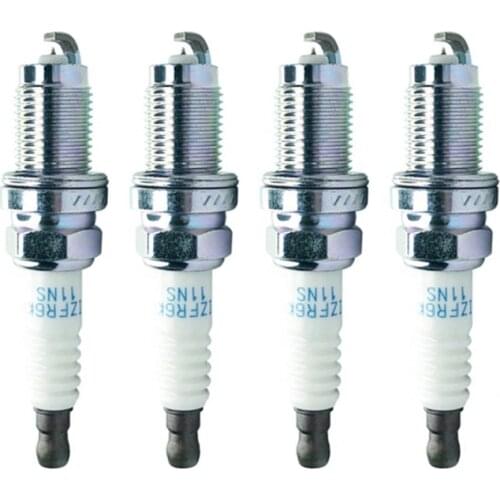 4pcs 12290-R62-H01 IZFR6K11NS Iridium Spark Plug For Honda Civic Acura 1.8L CSX 2.0L CRV IZFR6K-11NS 12290R62H01