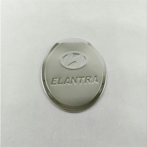For Hyundai Elantra 2016-2020 Stainless steel plating Fuel Cap Gas Tank Cover Protector Trim Car Styling Accessories