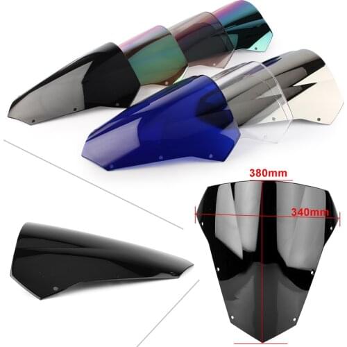 Motorcycle Windscreen Windshield Covers Screen Lens Deflector For Yamaha FZ6 FAZER 2003 2004 2005 2006 2007 2008