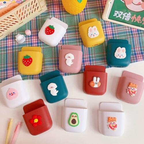 Cute Wall Mounted Storage Box Remote Control Storage Organizer Case For Air Conditioner TV Mobile Phone Plug Holder Stand Rack