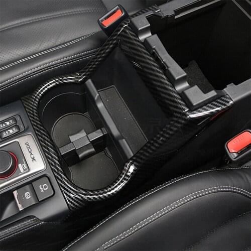 For Subaru Forester SK 2019 2020 Front Water Cup Holder Cover Trim Decoration ABS Car Styling Accessories Auto Parts 1Pc/set