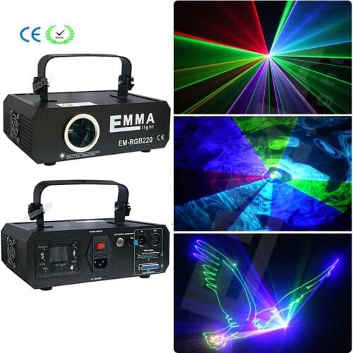 RGB Animation dj Stage Laser Light 500mW disco dm laser Projector, 500 rgb multi color LASER Show ilda 25kpps Disco Lighting