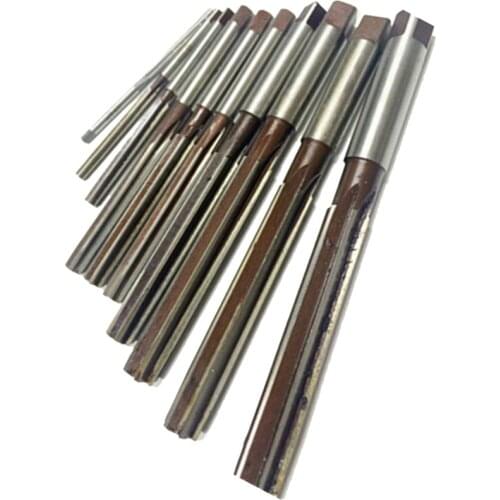 10 Pcs Hand Reamer 3/4/5/6/7/8/9/10/11/12Mm Precision H8 9 Sicr Straight- Shank Manual-Purpose Tools
