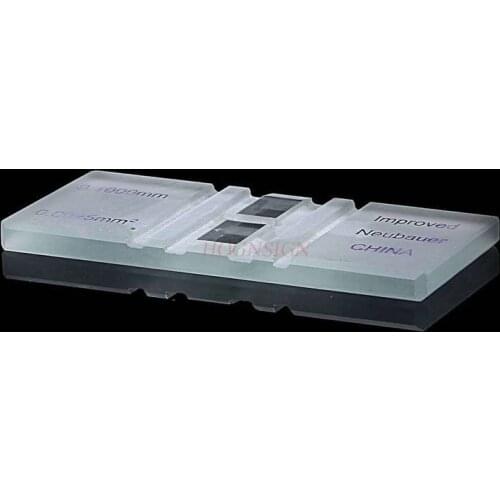 Blood Cell Counting Plate Excluding blood coverslip and counting slide biological experiment equipment teaching instrument glass