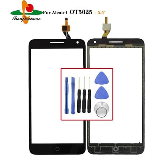 Touch Screen For Alcatel One Touch Pop 3 5.5 OT5025 5025D 5025 Touch Screen Panel Digitizer Sensor Outer LCD Front Glass