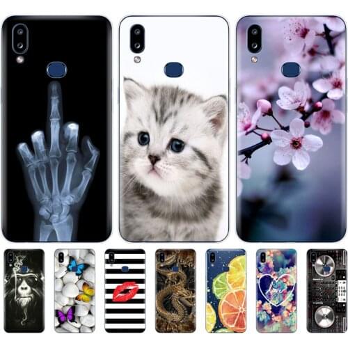 Silicon Case For Samsung A10S Case Soft Back Cover For Samsung Galaxy A10S GalaxyA10S A 10S A107F phone coque fundas cute cat
