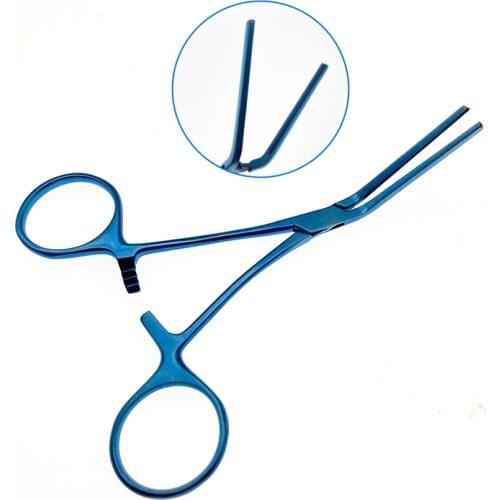 Titanium Notched Vascular Clamp forceps Neurosurgical Veterinaria Surgical instrument veterinaria