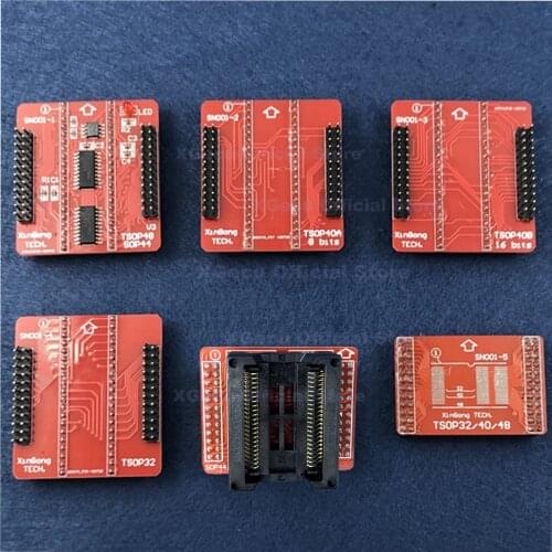 TSOP32/40/48 SOP44 ZIF socket adapter for XGecu TL866A TL866CS TL866II Plus USB Universal Programmer
