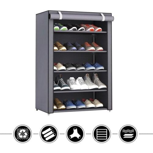 NAI YUE Dustproof Large Size Non-Woven Fabric Shoes Rack Shoes Organizer Home Bedroom Dormitory Shoe Racks Shelf Cabinet