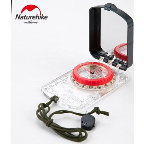 Naturehike Outdoor Camping Compasses Ruler Magnifying glass Fluorescence Multifunction Packet Travel Kits