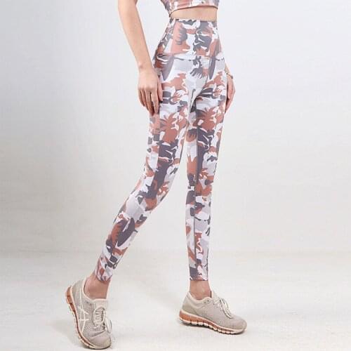 Yoga Fitness Pants Womens European and American Popular Bodybuilding Pants Show Thin and Hip Lifting Outdoor Running Pants