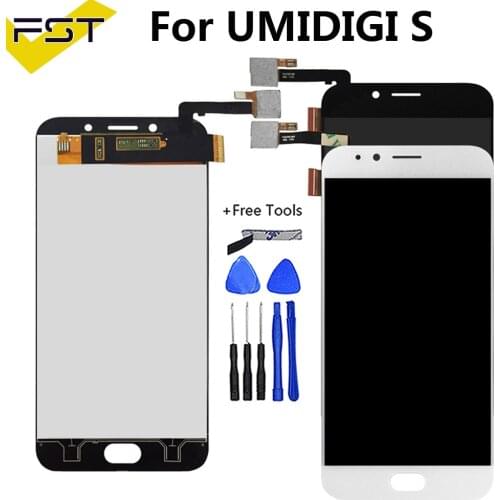 For UMIDIGI S LCD Display With Touch Screen Digitizer 100% Tested High Quality Replacement LCD Screen For UMI S + Tools
