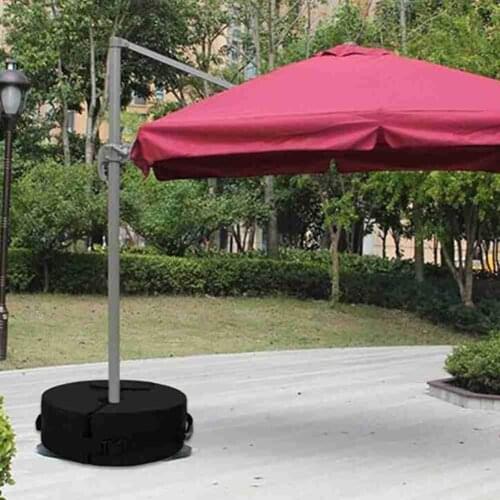 New Outdoor Patio Umbrella Base Weight Bag Weatherproof Parasol Umbrella Heavy Duty Sand Bags Stand Base For Home Hotel Use