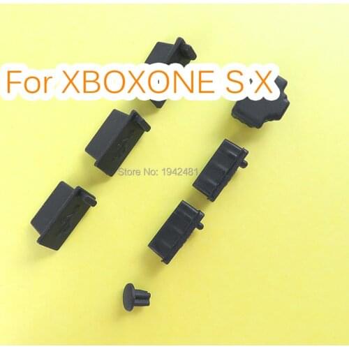 2sets For XBOX ONE Slim S DustProof Pack Kits USB Audio Socket Dust Prevention Jack Stopper for Xbox One X Console