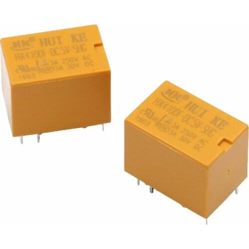5PCS/LOT HK4100f-DC5V-SHG Relay hk4100F-DC5V HK4100F 5 V DIP6 3A 250V AC/ 3A 30V DC