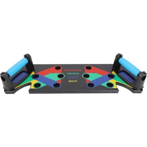 9-in-1 Push Up Stand Bars Board With Hand Grip For Core Training Workout Gym Home Fitness Body Building